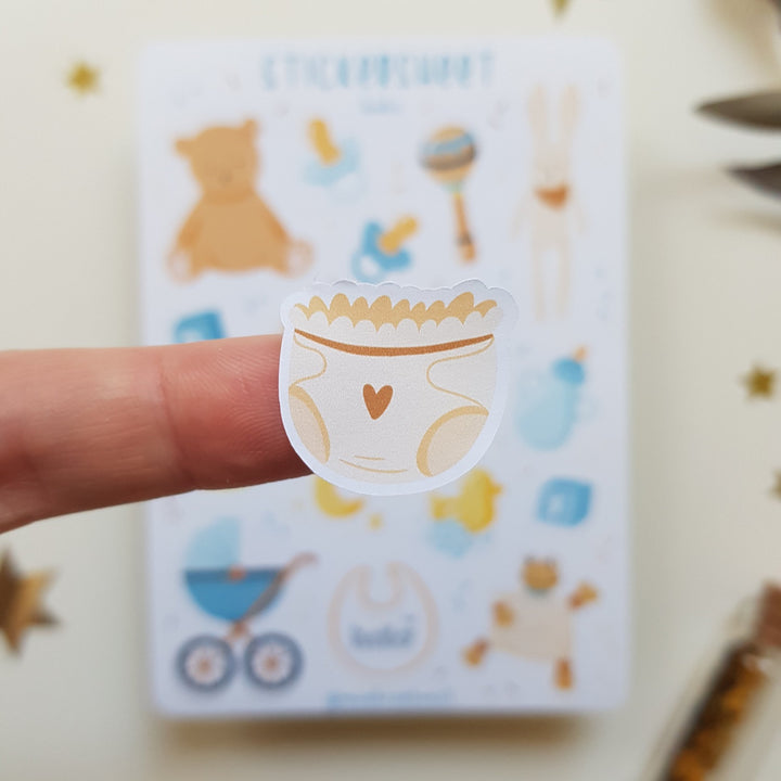 Planner Stickers Baby close up