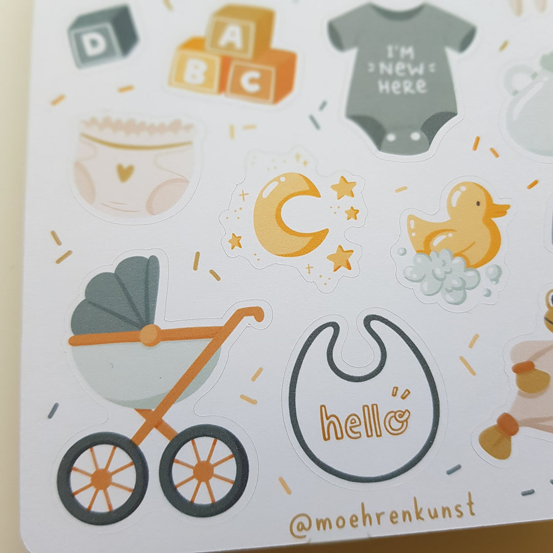 Planner Stickers Baby details