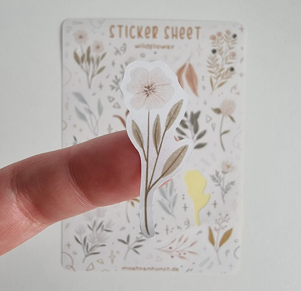 Sticker Sheet - Wildflower | Planner Stickers for your Journal