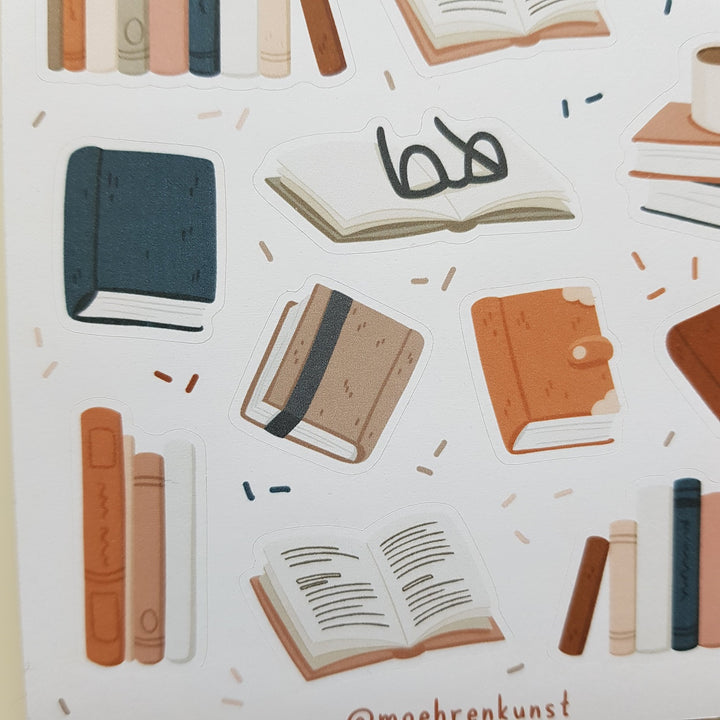book stickers details